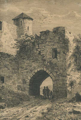 Шишкин Иван Иванович. Пейзаж с руинами 